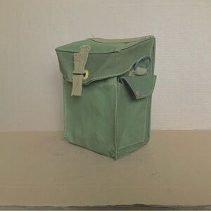 VINTAGE UK, MILITARY LANTERN POUCH. Re-Purposed.